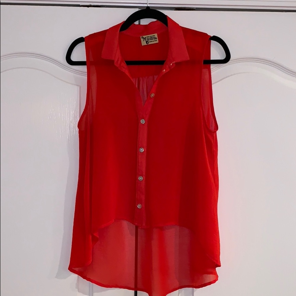 Show Me Your Mumu Collared Tank